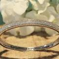 The Two Tone Diamond Bangle