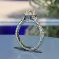 The Diamond Halo Engagement Ring - Oval