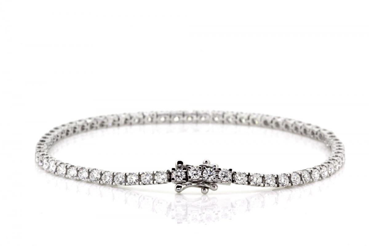 Crushed sales diamond bracelet