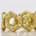 18ct Yellow Gold Bamboo Bracelet