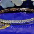 The Diamond Hinged Bangle