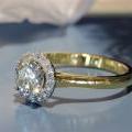 The Diamond Halo Engagement Ring - Round