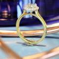 The Diamond Halo Engagement Ring - Round