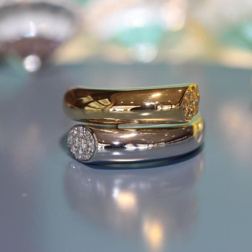 The Gold & Diamond Wrap Ring