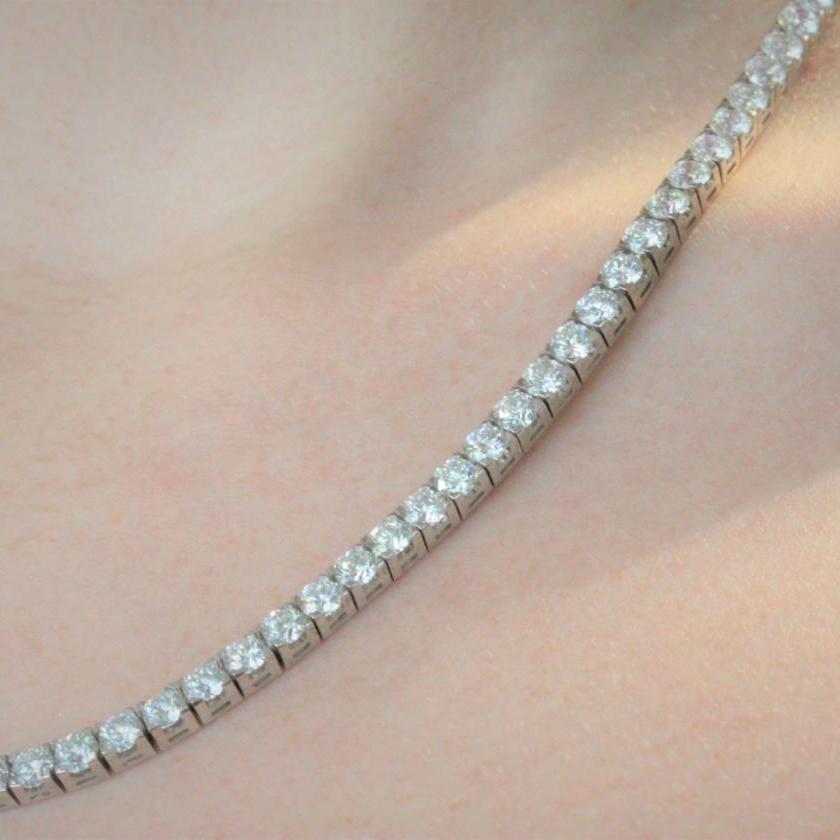 The Diamond Tennis Necklace