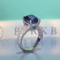 The Pave Diamond & Tanzanite Ring