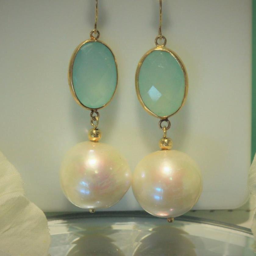 The Petal Pearl & Gem Earrings