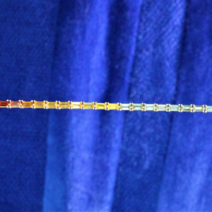 The Rainbow Sapphire Bracelet
