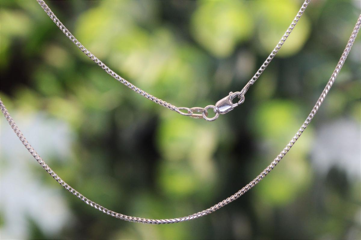 Square wheat deals gold chain