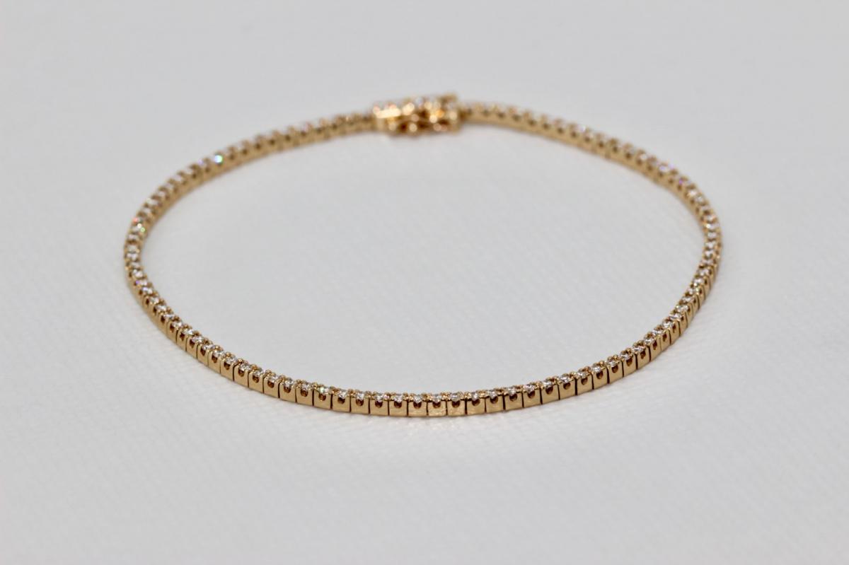 The Petite Tennis Bracelet Diamond [976] 0 Birkbecks Jewellers
