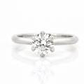 18ct White Gold and Diamond Engagement Ring