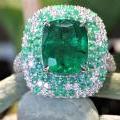 The Emerald Gradient Ring