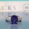 The Pave Diamond & Tanzanite Ring