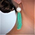 The Fern Pearl & Gem Earring