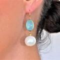 The Petal Pearl & Gem Earrings