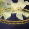 The Solaris Bangle - Yellow Sapphire