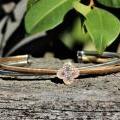 The Clover Diamond Bangle