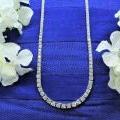 The Graduated Diamond Tennis Necklace