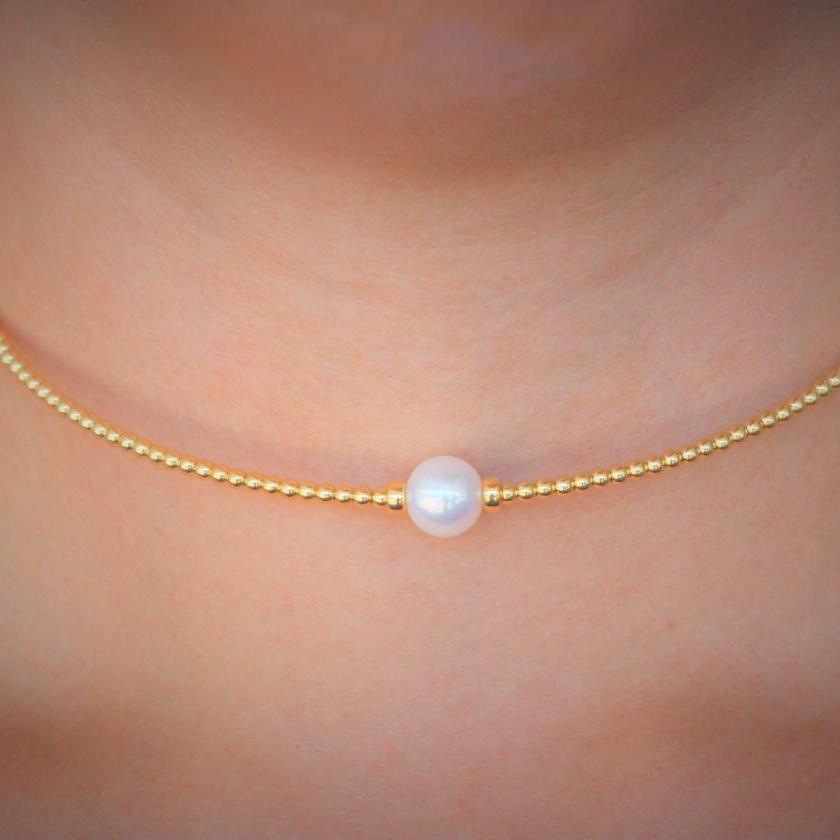 The Droplet Pearl Choker