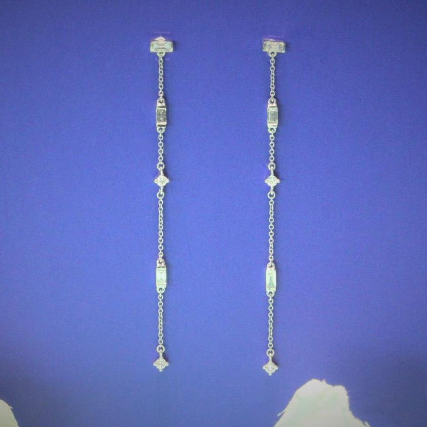 The Sprinkle Diamond Drop Earrings