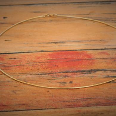 18ct Yellow Gold Omega Necklet