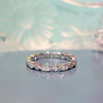 Platinum Diamond Full Eternity Ring