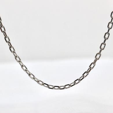 18ct White Gold Greek Link Chain