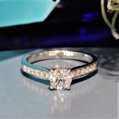 The Diamond Band Engagment Ring