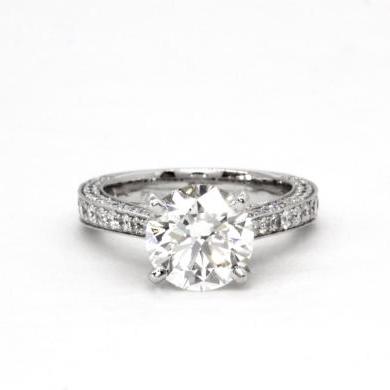 Platinum and Diamond Engagement Ring