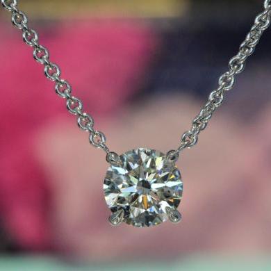 The Floating Diamond Pendant