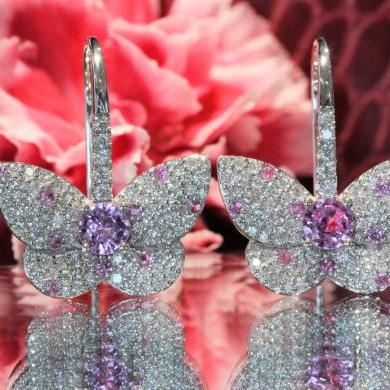 The Pave Butterfly Earrings