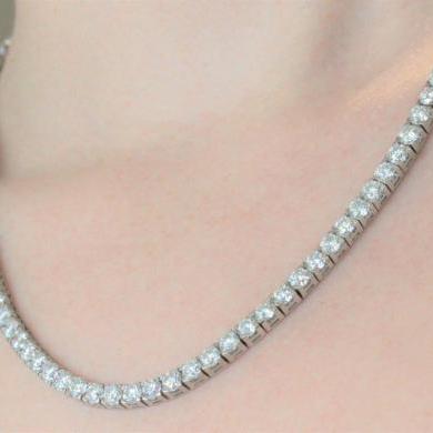 The Diamond Tennis Necklace