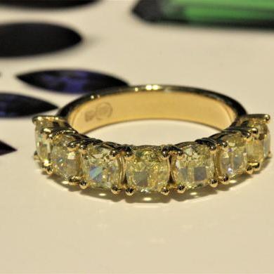 The Yellow Diamond Seven Stone Ring