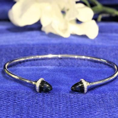 The Aquarian Topaz Bangle