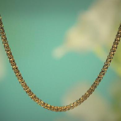 The Yellow Gold Wheat Chain