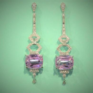 The Kunzite Drop Earrings